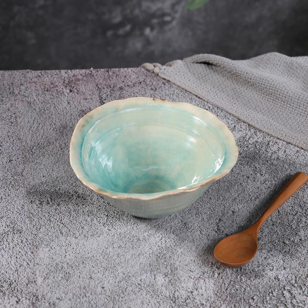 Салатник  450 мл 17*16,5 см h7,5 см Sea Blue Flower Frutti di Mare P.L. [1]