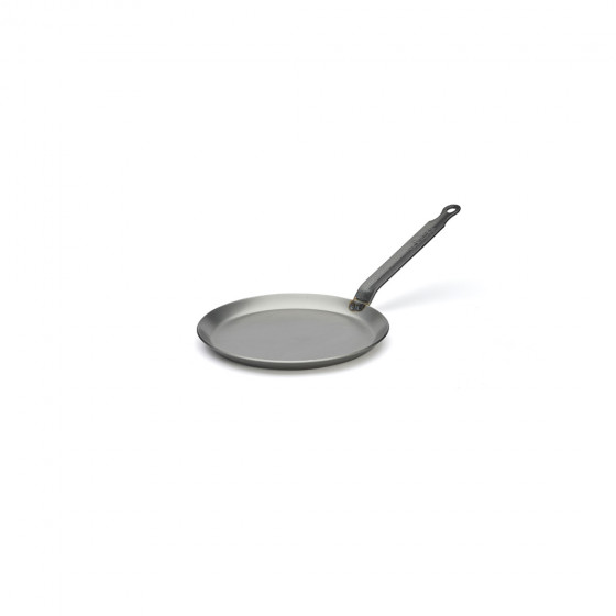 Сковорода для блинов d=20 см. h=1,5 см. 0,45 л. белая сталь (индукция) Carbone Steel De Buyer /1/5/