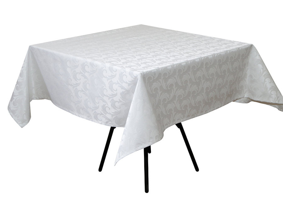 Скатерть 1,45х1,95 м "Мати" белая (перья)