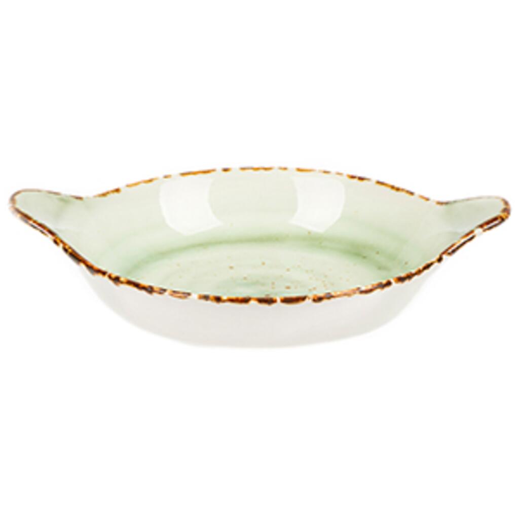 Блюдо круглое d 17,5 см h3,5 см 200 мл с ручками Organica Green P.L. Proff Cuisine [6]