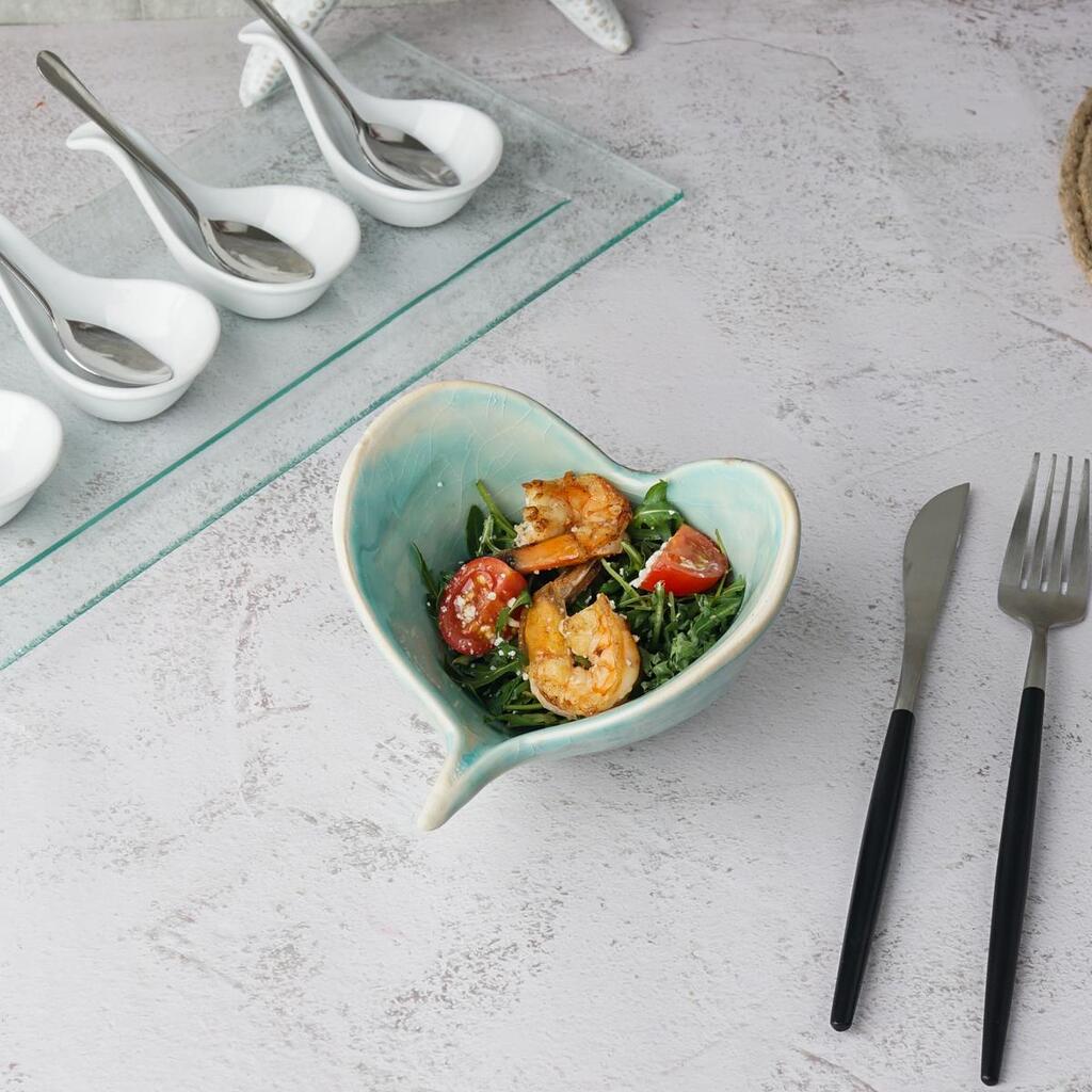 Салатник  125 мл 13*12,9 см h9 см емкость для закусок Sea Blue Shell Frutti di Mare P.L. [1]
