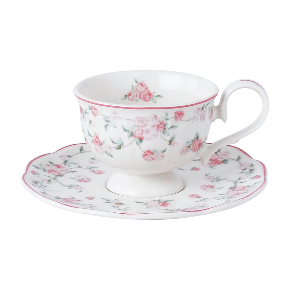 Кофейная пара 100 мл d 7,4 см h5,4 см Vie En Rose Noble [6]