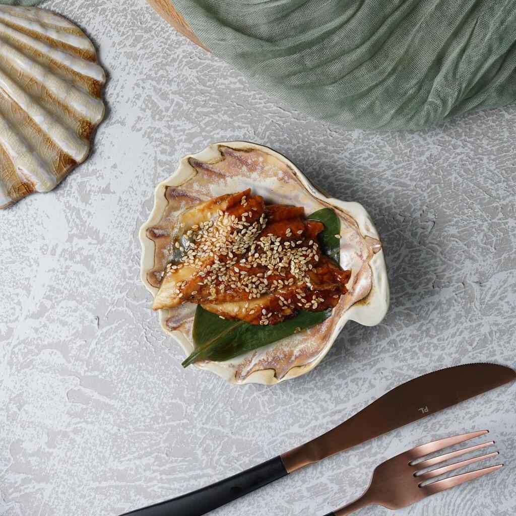 Блюдо для подачи 13*12 см h3 см 50 мл емкость для закусок Pearl Shell Frutti di Mare P.L. [1]