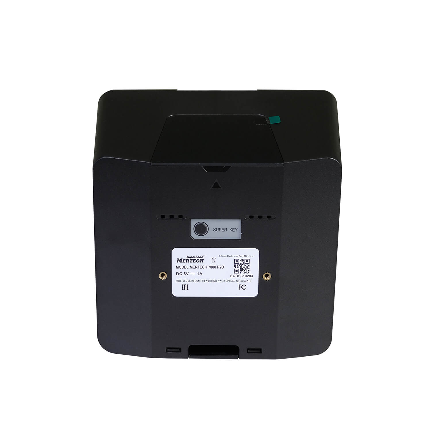 Стационарный сканер штрих кода MERTECH 7800 Ai 2Core P2D USB, USB эмуляция RS232 black