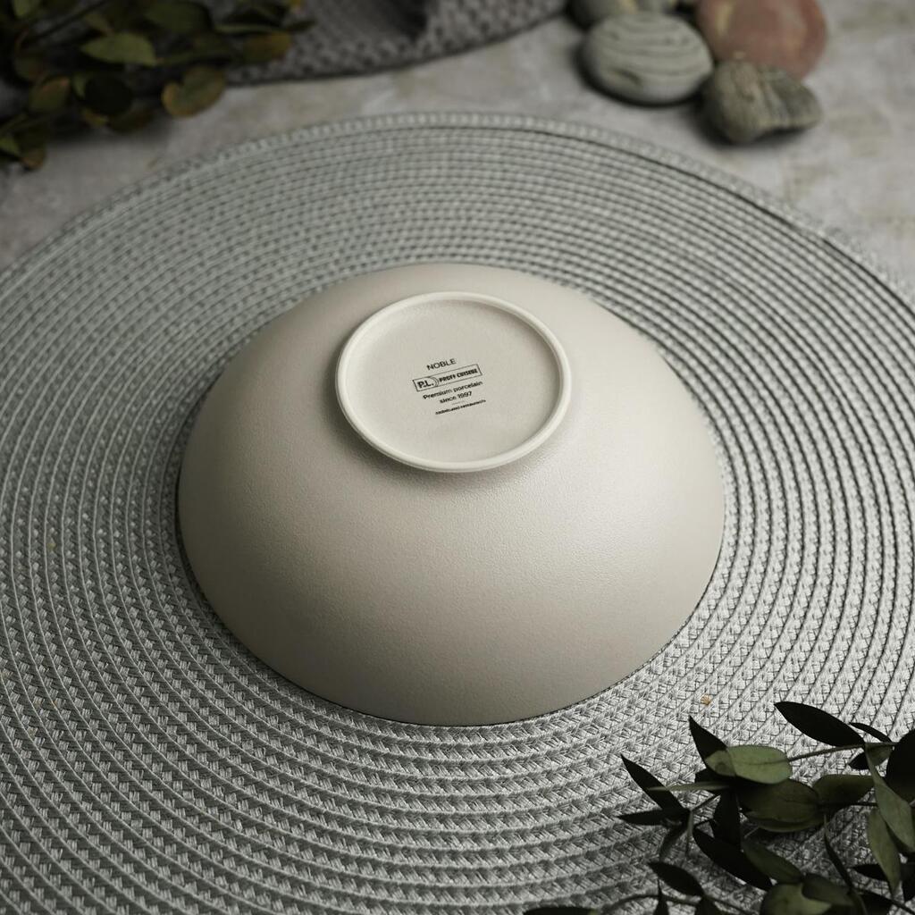 Салатник  500 мл d 17 см h5 см Light Grey Noble [6]