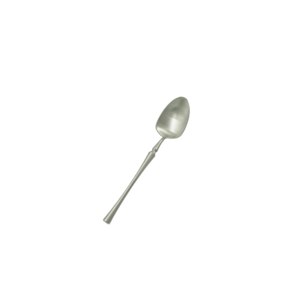Ложка чайная 15 см матовая цвет серебро PVD 1920-Silvery P.L. [12]